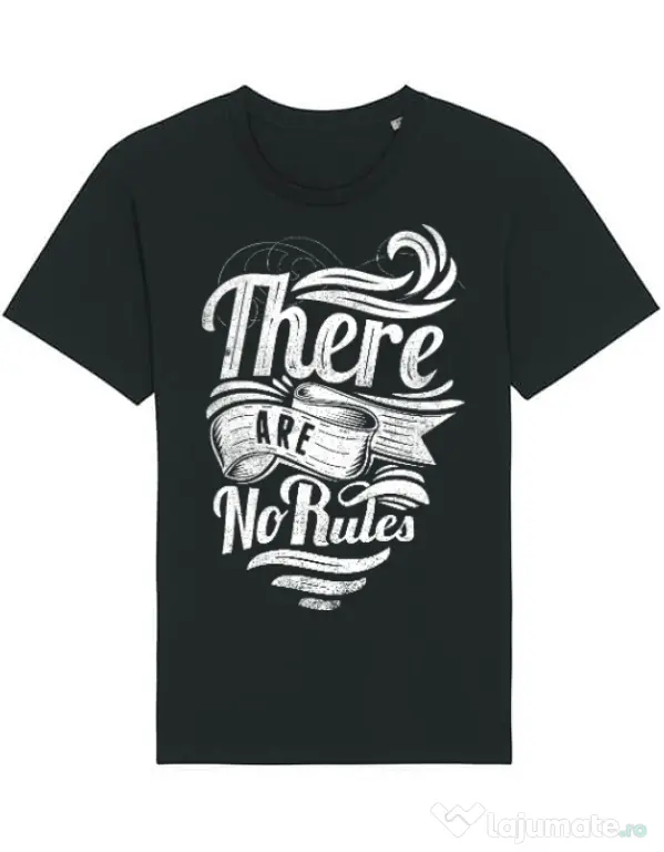 Tricou STANLEY STELLA barbat There are no rules Negru