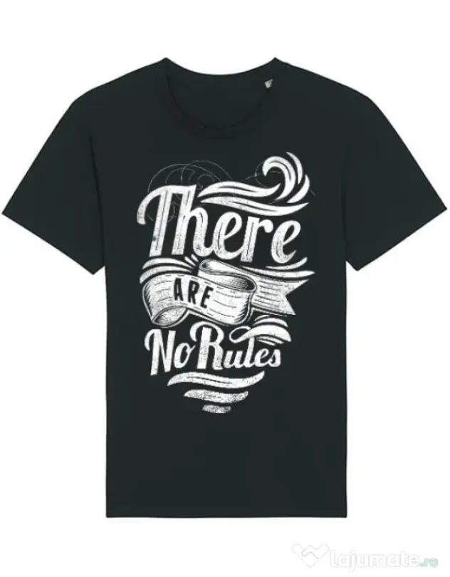 Tricou STANLEY STELLA barbat There are no rules Negru