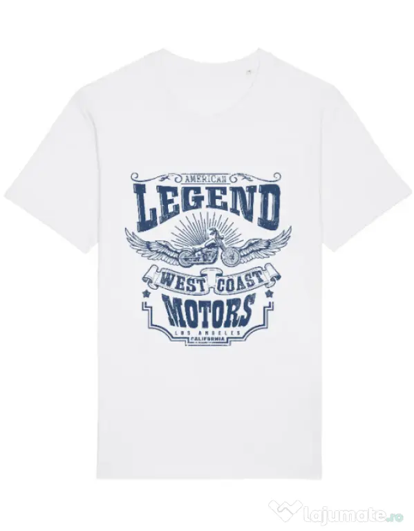 Tricou STANLEY STELLA barbat West coast motors Alb