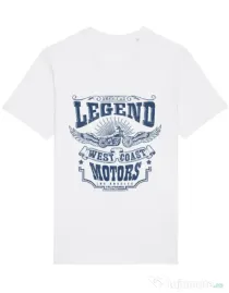 Tricou STANLEY STELLA barbat West coast motors Alb