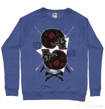 Bluza ADLER barbat Pitch black Albastru melanj