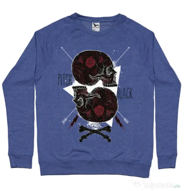 Bluza ADLER barbat Pitch black Albastru melanj