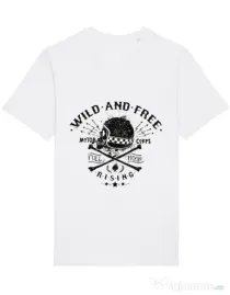 Tricou STANLEY STELLA barbat Wild and free Alb