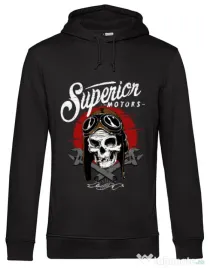 Hoodie barbat cu gluga Superior Negru
