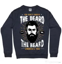 Bluza ADLER barbat The beard choice Denim inchis
