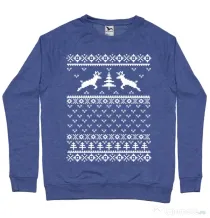 Bluza ADLER barbat Ugly sweater Albastru melanj