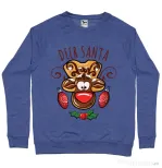 Bluza ADLER barbat Deer santa Albastru melanj