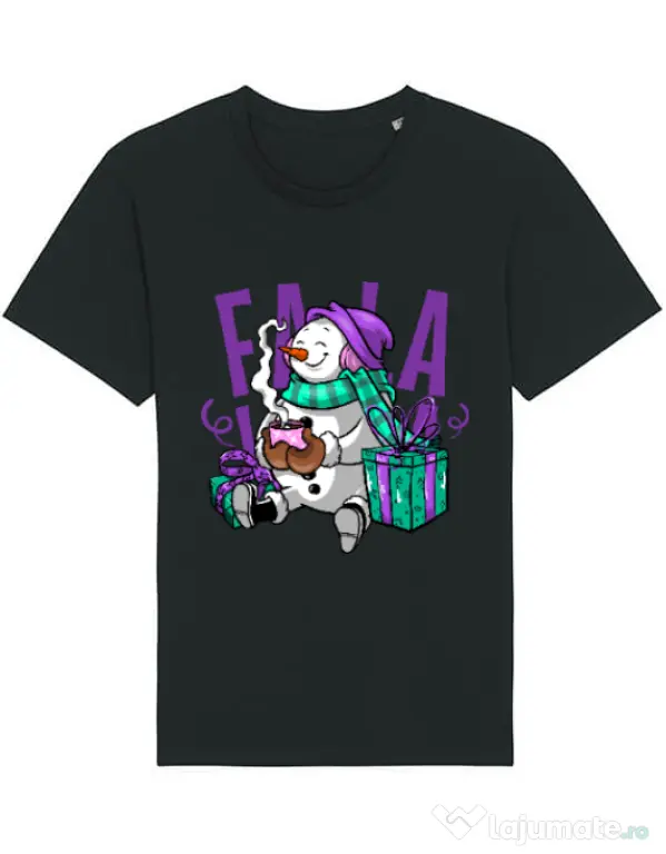 Tricou STANLEY STELLA barbat Christmas Carol Negru