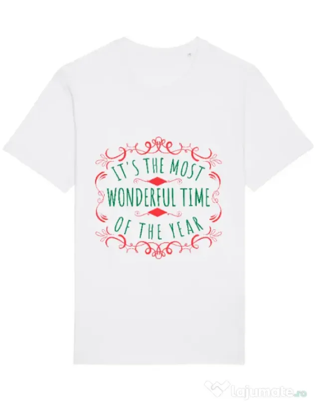Tricou STANLEY STELLA barbat Most wonderful time Alb