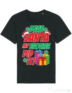 Tricou STANLEY STELLA barbat My brother did it Negru