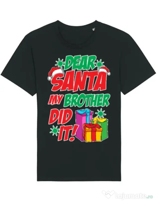 Tricou STANLEY STELLA barbat My brother did it Negru