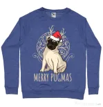 Bluza ADLER barbat Merry pugmas Albastru melanj