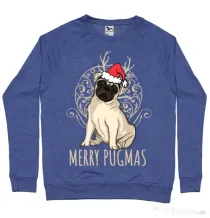 Bluza ADLER barbat Merry pugmas Albastru melanj