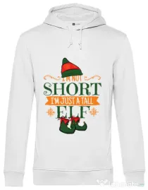 Hoodie barbat cu gluga Tall Elf Alb