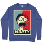 Bluza ADLER barbat Morty Albastru melanj