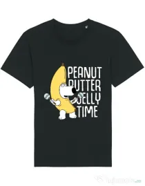 Tricou STANLEY STELLA barbat Peanut butter jelly time Negru