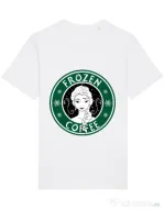 Tricou STANLEY STELLA barbat Frozen coffee Alb