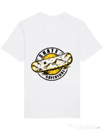 Tricou STANLEY STELLA barbat Skate adventure Alb