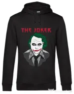 Hoodie barbat cu gluga The joker Negru