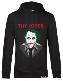 Hoodie barbat cu gluga The joker Negru