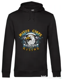 Hoodie barbat cu gluga Eagle Negru
