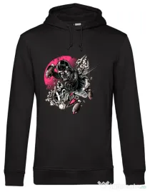 Hoodie barbat cu gluga Father attack Negru