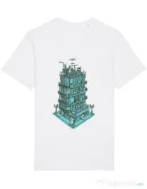 Tricou STANLEY STELLA barbat Sound zone Alb