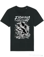 Tricou STANLEY STELLA barbat Fishing addiction Negru