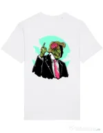 Tricou STANLEY STELLA barbat Make zombies great again Alb