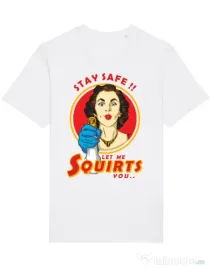 Tricou STANLEY STELLA barbat Squirts Alb