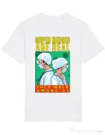 Tricou STANLEY STELLA barbat Real super heroes Alb