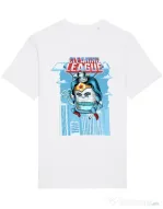 Tricou STANLEY STELLA barbat Cleaning league gel Alb