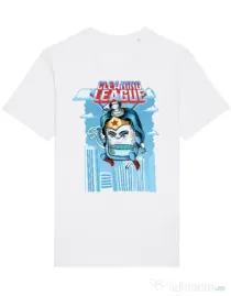Tricou STANLEY STELLA barbat Cleaning league gel Alb