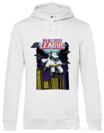 Hoodie barbat cu gluga Cleaning league Glove Alb