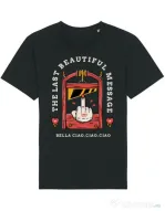 Tricou STANLEY STELLA barbat The last message Negru