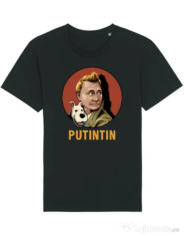 Tricou STANLEY STELLA barbat Putin Tin Negru