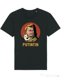 Tricou STANLEY STELLA barbat Putin Tin Negru