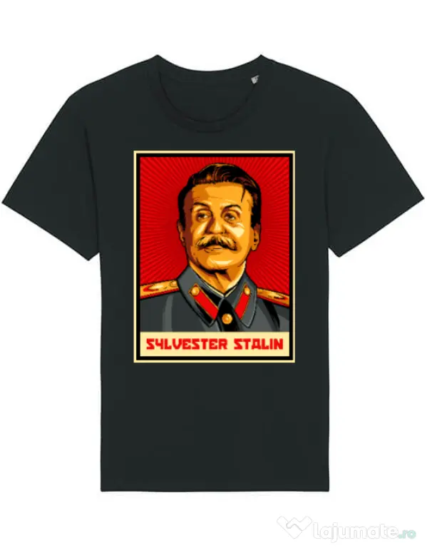 Tricou STANLEY STELLA barbat Sylvester Stalin Negru