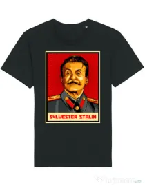 Tricou STANLEY STELLA barbat Sylvester Stalin Negru