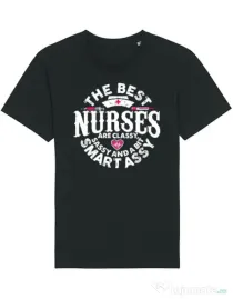Tricou STANLEY STELLA barbat Best nurses Negru