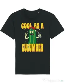 Tricou STANLEY STELLA barbat Cool as cucumber Negru
