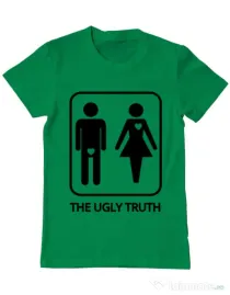 Tricou Burlaci ADLER The ugly truth Verde