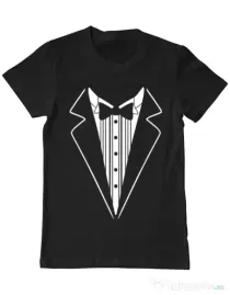 Tricou Mire ADLER Tuxedo Negru