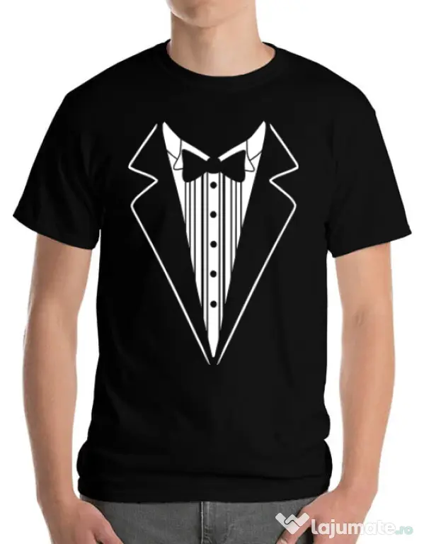 Tricou Mire ADLER Tuxedo Negru