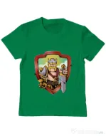 Tricou ADLER copil The Barbarian Verde mediu