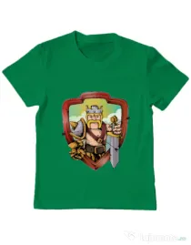 Tricou ADLER copil The Barbarian Verde mediu