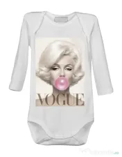 Baby body Bubblegum Alb