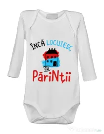 Baby body Inca locuiesc cu parintii Alb