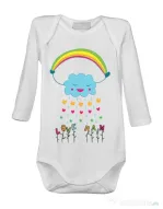 Baby body Love rain Alb