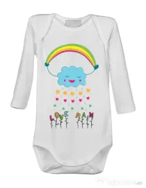 Baby body Love rain Alb